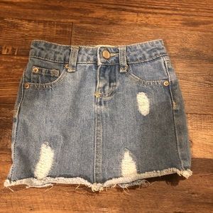 GB girls jean skirt